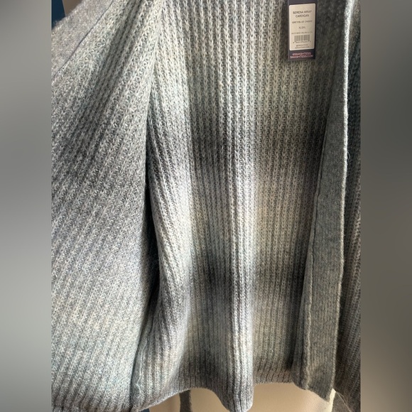 ✨ 12. NWT Smash + Tess Serena Wrap, Cardigan, Blue Grey Ombré XL/2XL - Picture 9 of 13